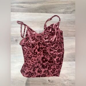 Urban Outfitters Velvet Tank Top